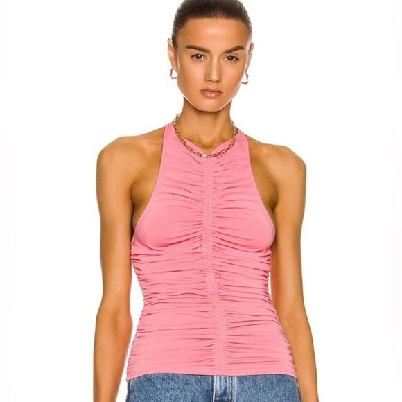 A.L.C Adley Top in Rose Pink Size XS Ruched - Picture 11 of 11